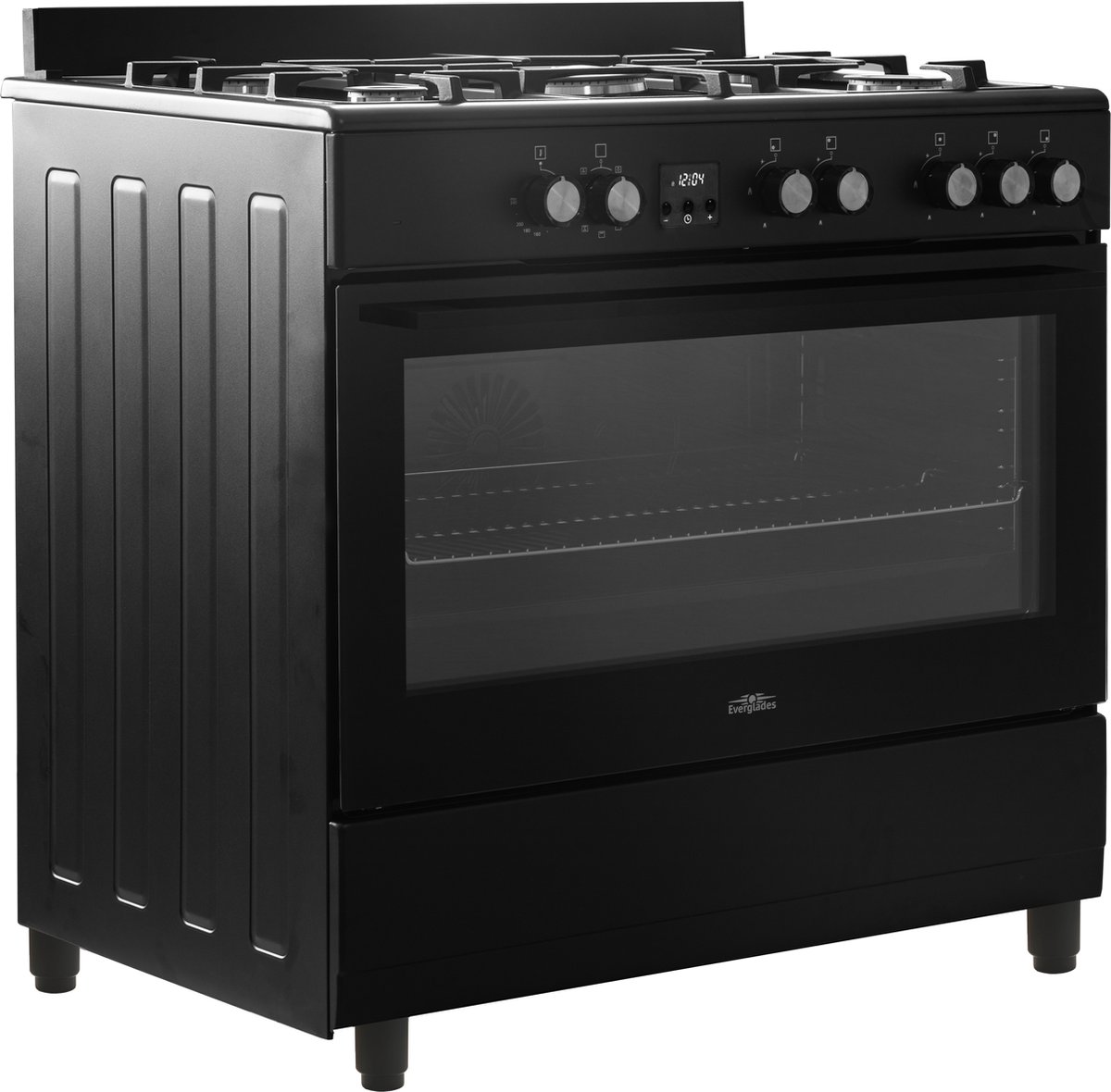 Everglades EVCK9020 review: 90 cm gasfornuis met wokbrander