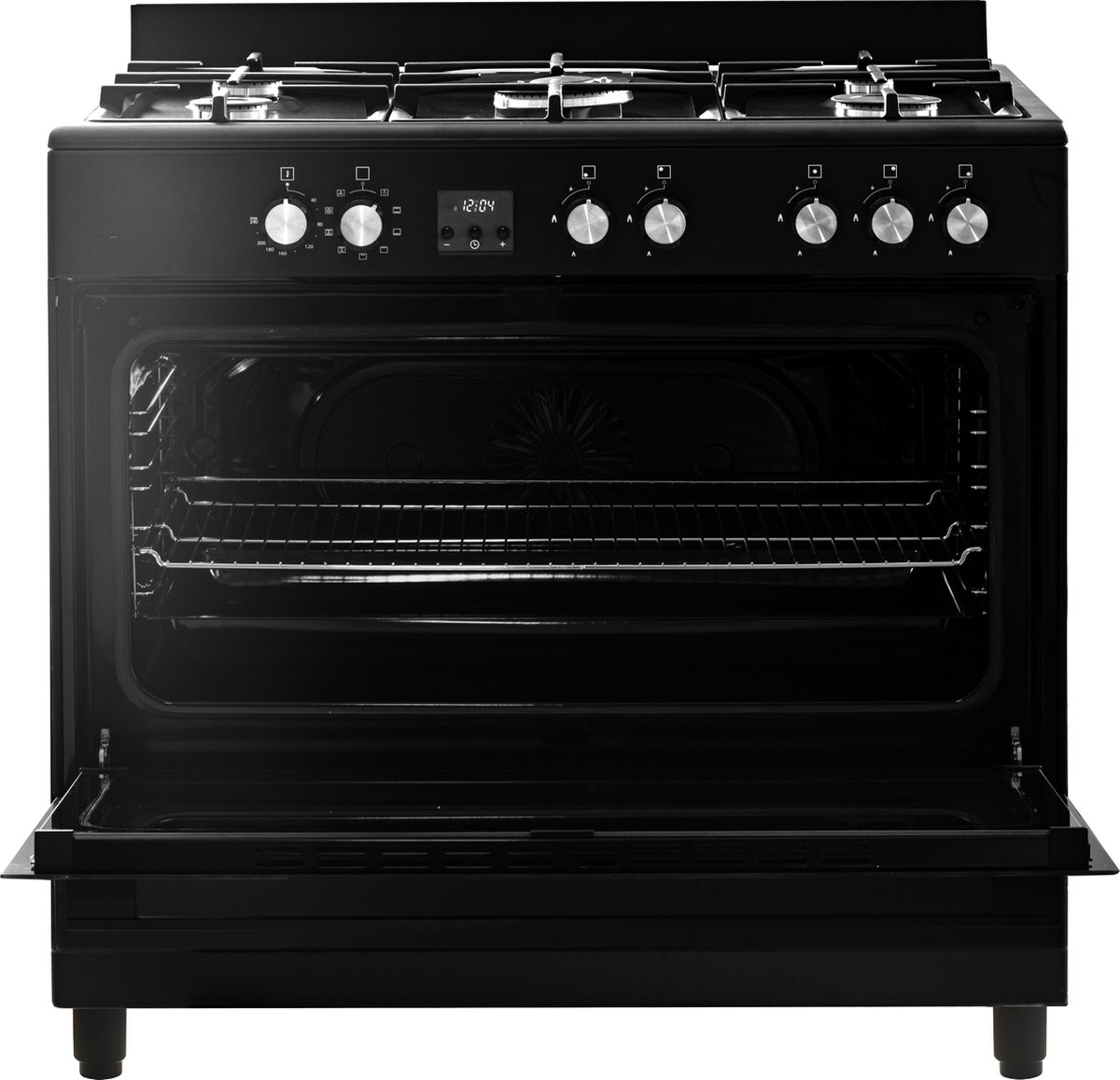 Everglades EVCK9020 review: 90 cm gasfornuis met wokbrander