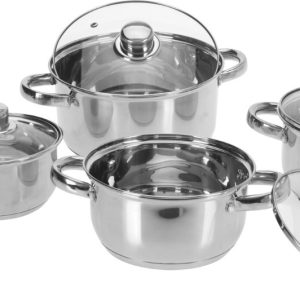 Excellent Houseware Pannenset RVS 8 delig - review duurzame set