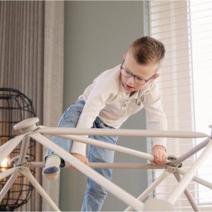 EXIT metal climbing dome ø190cm - pastel test veilig speeltoestel