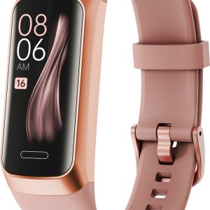 FITAGE Stappenteller - Activity Tracker - Stappenteller Horloge - Smartwatch - Dames en Heren - Roze review: nauwkeurige stappentelling voor fitness
