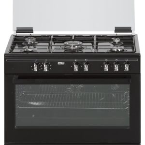 Fitelli FG9001ZW review: zwart 90cm gasfornuis, sneller bakken