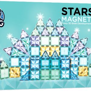 G G 1989 - Magnetic tiles - Glitters - Sterpatroon - 100 delen review: creatief bouwplezier met magnetisch speelgoed