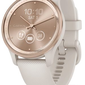 Garmin vivomove Trend - Smartwatch dames - 40mm- White Cream test