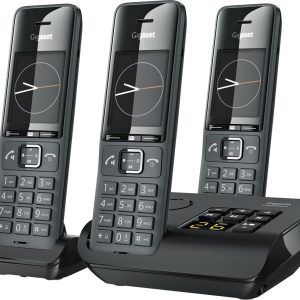 Gigaset 520a - Trio DECT telefoon - Zwart review met 3 toestellen
