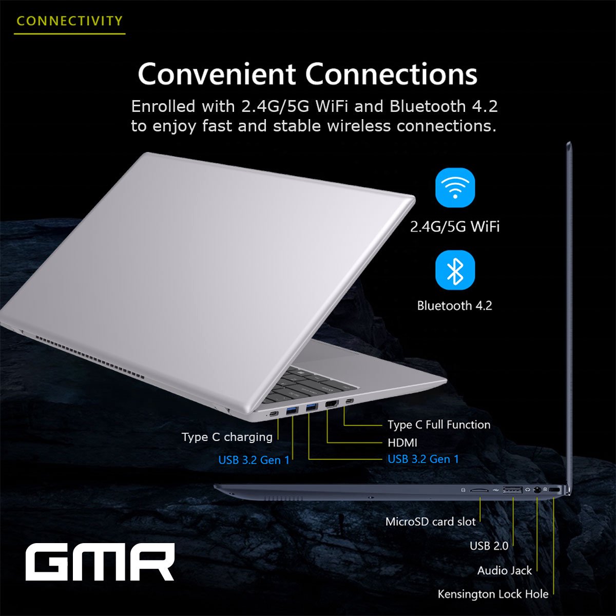 GMR - 15.6 Inch Full HD Laptop test: snelle start, budgetlaptop