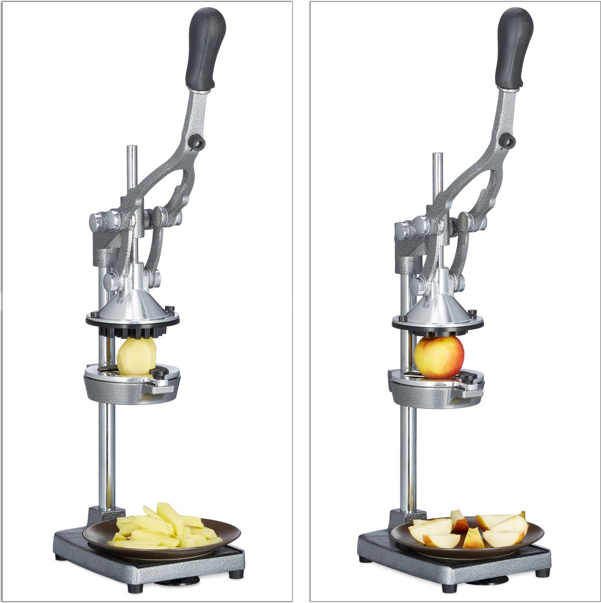 Handmatige citruspers - 3 in 1 frietsnijder test: RVS snel persen