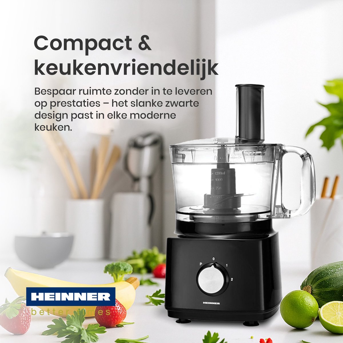 Heinner Foodprocessor review: 750W keukenmachine voor smoothies