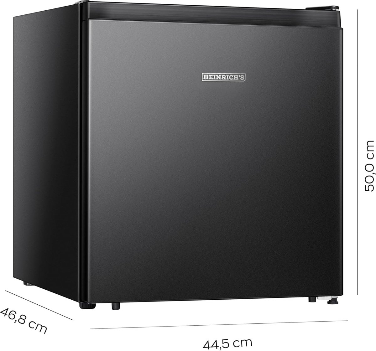 Heinrich's HKB4188SW mini koelkast met vriesvak - zwart - 45 liter review: energiezuinig