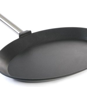 HENDI Ovale vispan – titanium coating – gietaluminium – 400x275x35 mm review: anti-aanbakpan voor perfecte vis