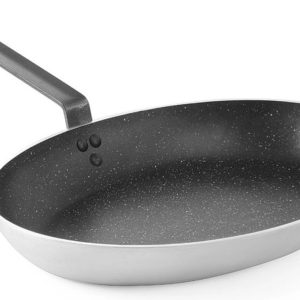 HENDI Vispan review: superieure hittegeleiding en anti-aanbaklaag