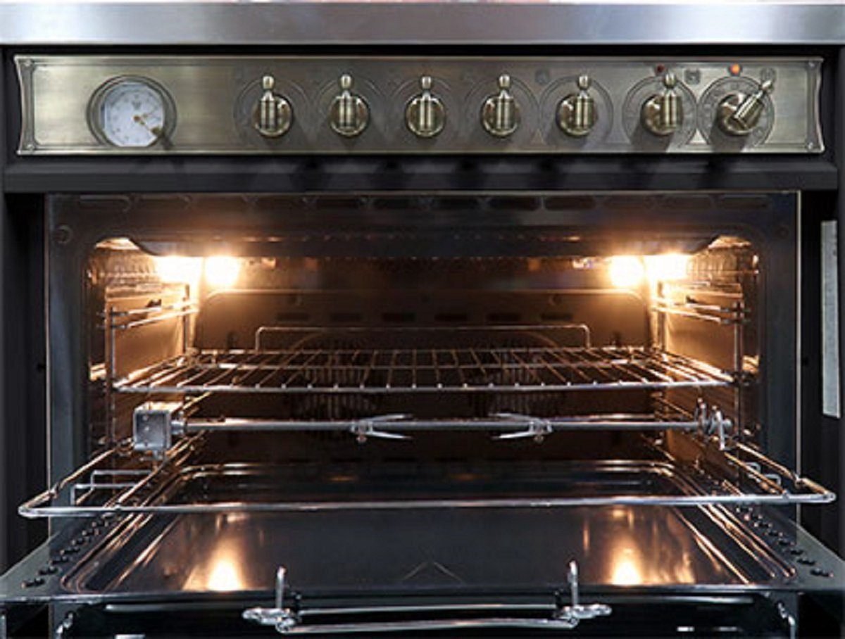 HGE 93555 Em Retro Gasfornuis review: 90 cm en elektrische oven