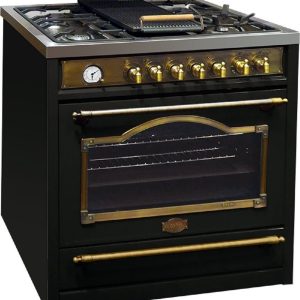 HGE 93555 Em Retro Gasfornuis review: 90 cm en elektrische oven