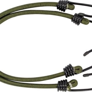 Highlander Bungee Olive 8mm 45cm 2stuks review: bagage vastzetten