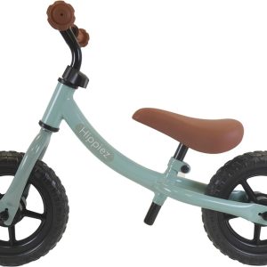 Hippiez Metalen Loopfiets Worker Ocean Green test lage instap