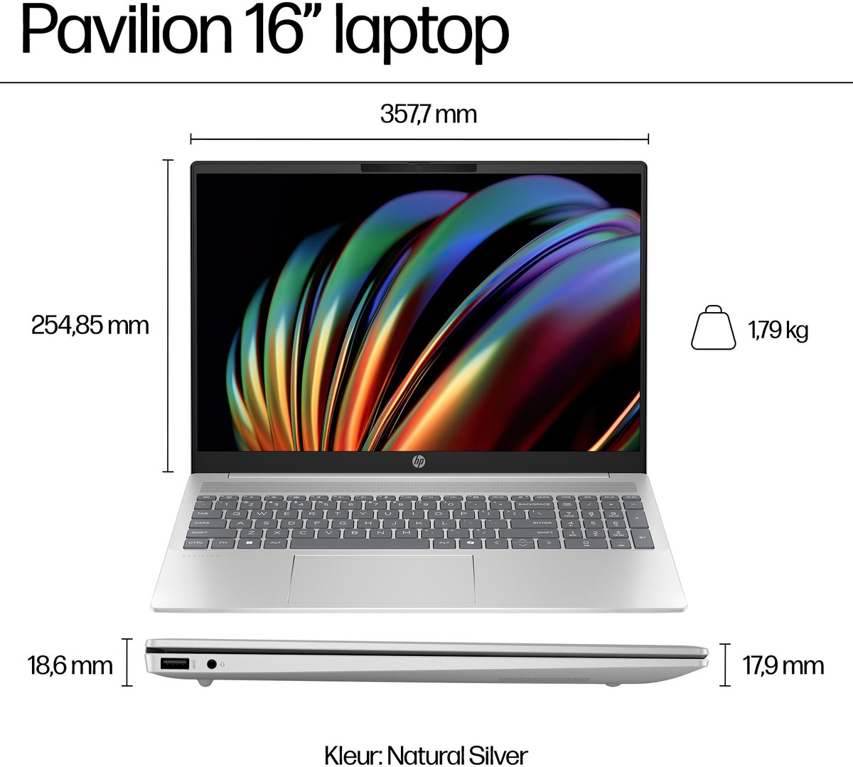 HP Pavilion 16-af0738nd - Laptop - 16 inch test: snelle SSD