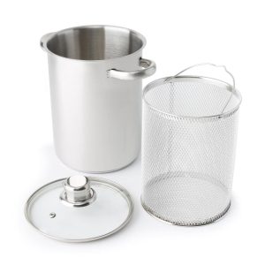 Imperial Kitchen Aspergepan - Pastapan - 19x14cm - Zilver - RVS review: perfecte asperges