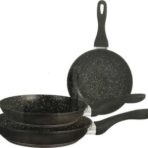 Inductie Koekenpannenset - 3 delig - Keramisch test: anti-aanbak