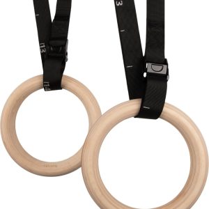 Itstrong Turnringen - Gym Ringen Buiten - Voor Volwassenen & Kind - Fitness - Crossfit - Calisthenics - 32 mm dikte - Berkenhout review voor stevige grip bij calisthenics