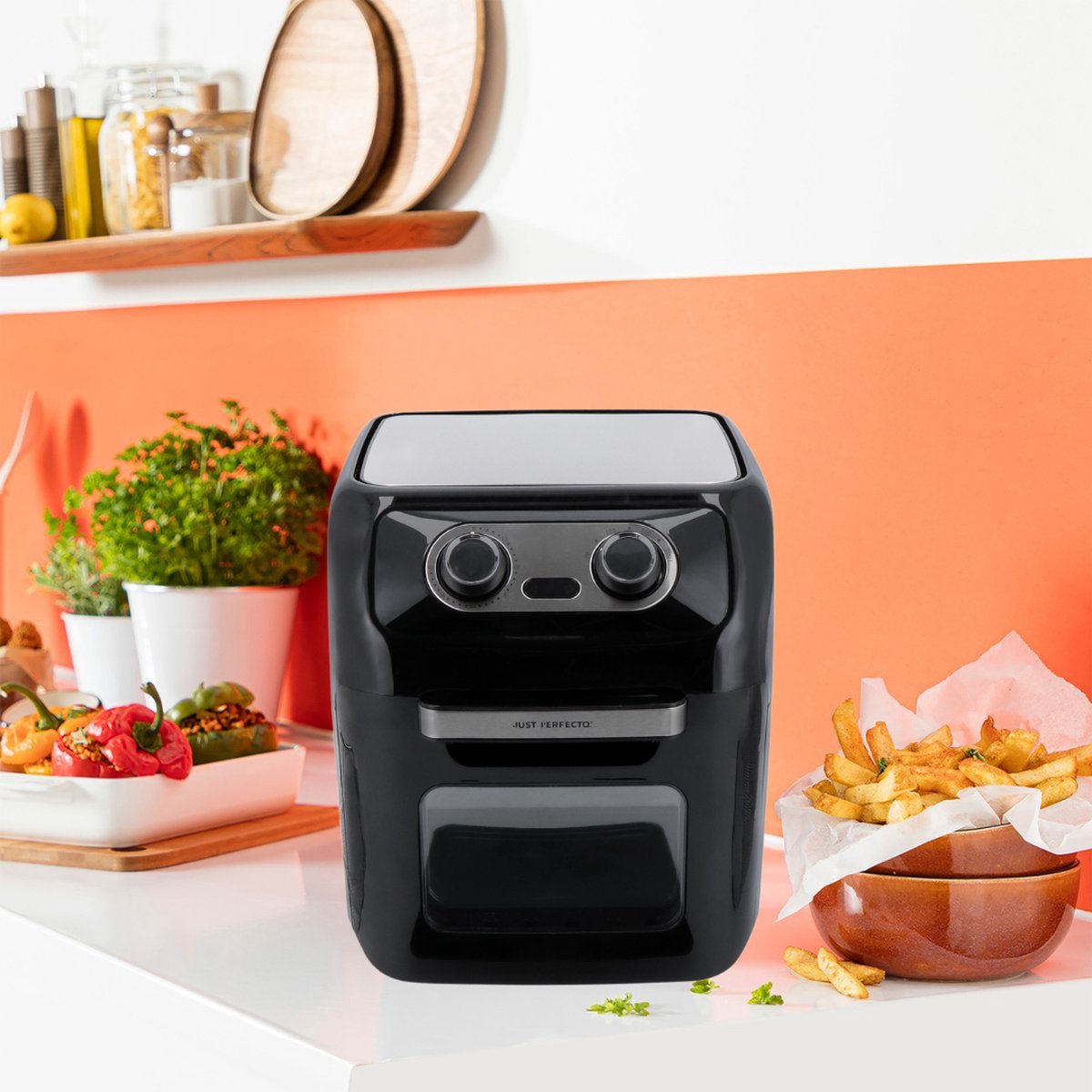 Just Perfecto 12-in-1 Airfryer Oven XXL 12l test: gezond frituren