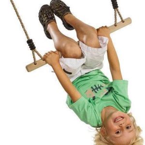 KBT Trapeze Schommel Hout Recht - 58cm review: balans in de tuin