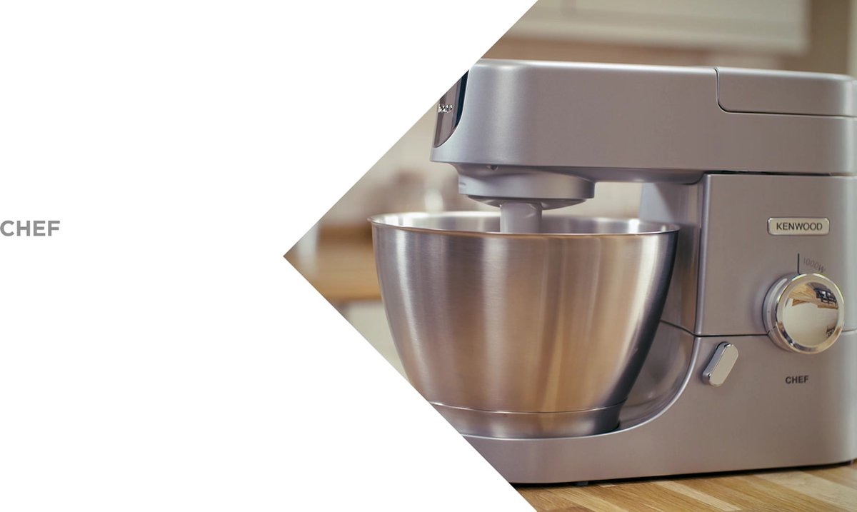 Kenwood Chef KVC3100S review: 1000W keukenmachine voor deeg