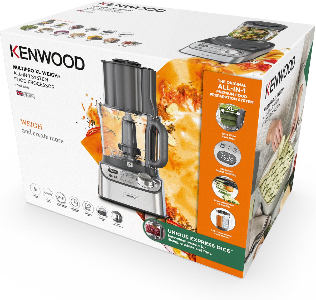 Kenwood FDM72.990SS review: keukenmachine voor nauwkeurig wegen