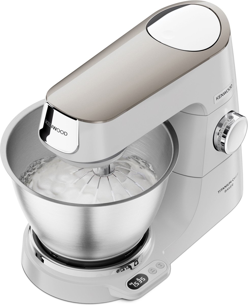 Kenwood KVC65.001WH Chef Titanium Baker review standmixer kneden