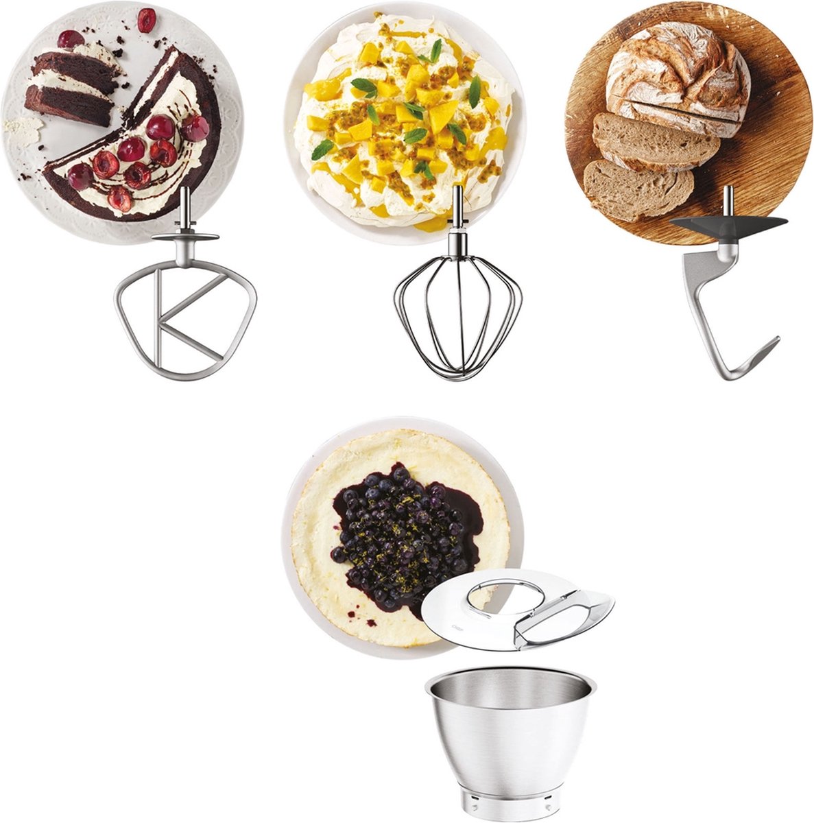 Kenwood KVC65.001WH Chef Titanium Baker review standmixer kneden