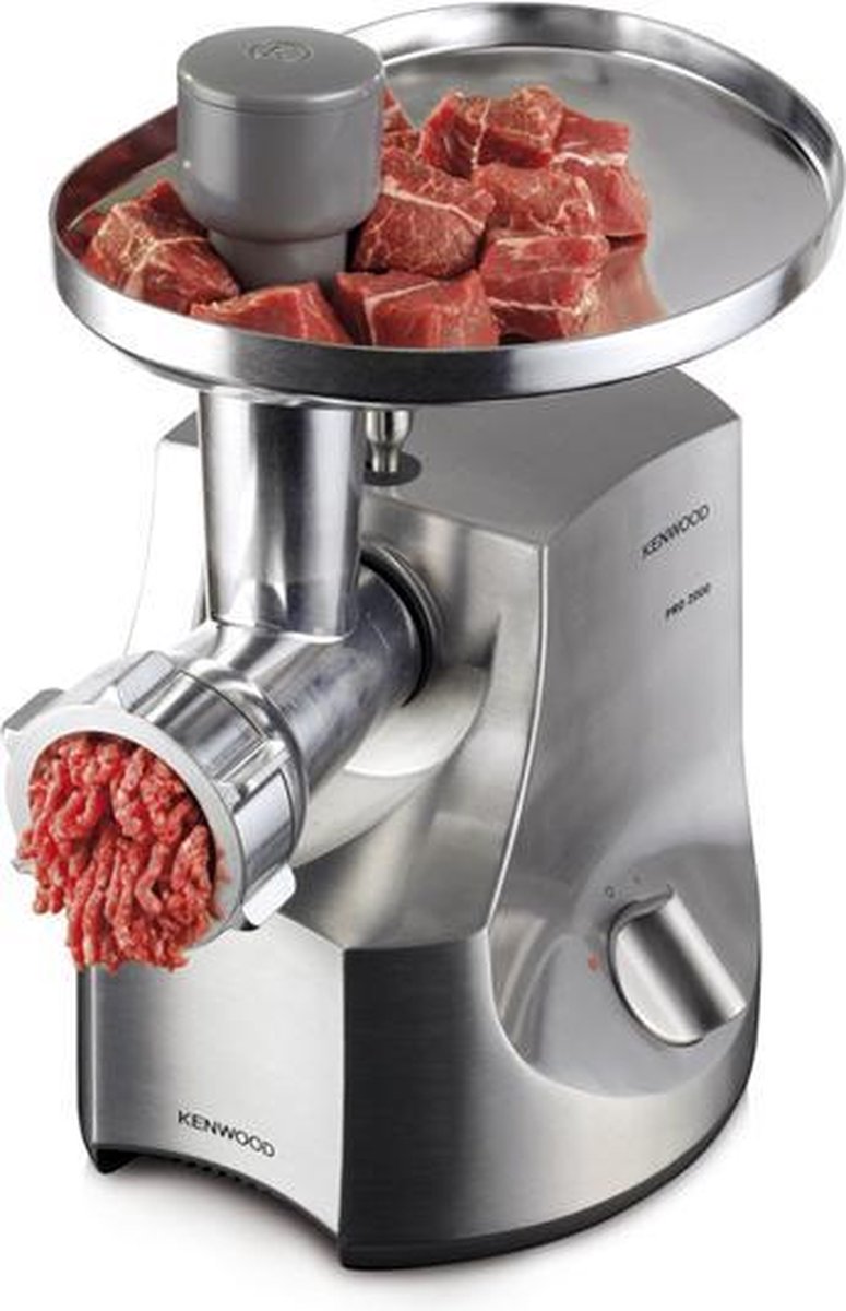 Kenwood MG700 vleesmolen review: snel gehakt, RVS kwaliteit