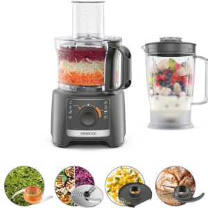 Kenwood MultiPro Compact - FDP31.170GY - Foodprocessor - Grijs review: snel snijden, keukenmachine
