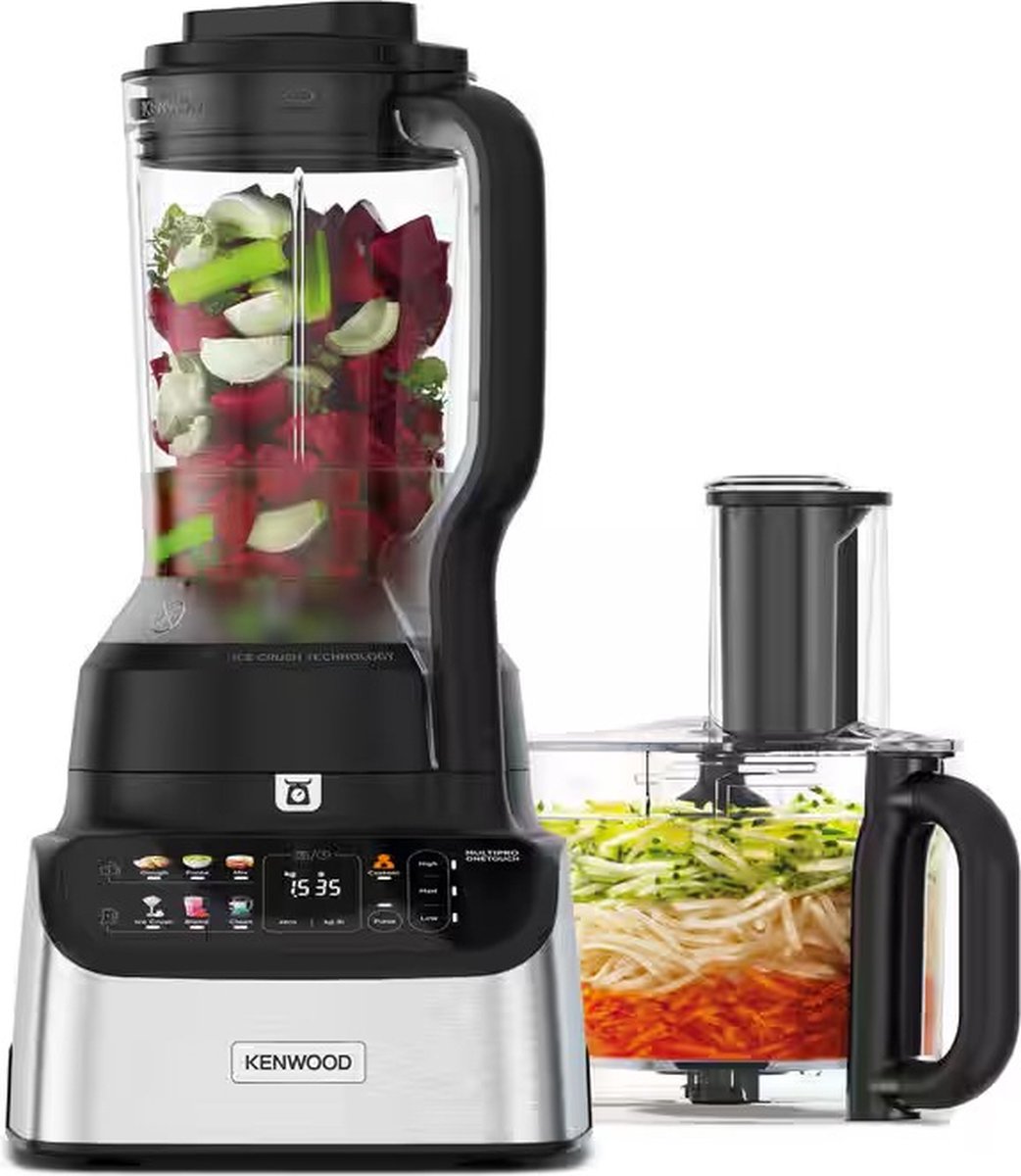 Kenwood MultiPro OneTouch - FDM73.850SS - Keukenmachine - Grijs review: sneller hakken, foodprocessor met veel accessoires