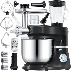 KESSER® 3 in 1 Keukenmachine Foodprocessor test: 5,5 L kom