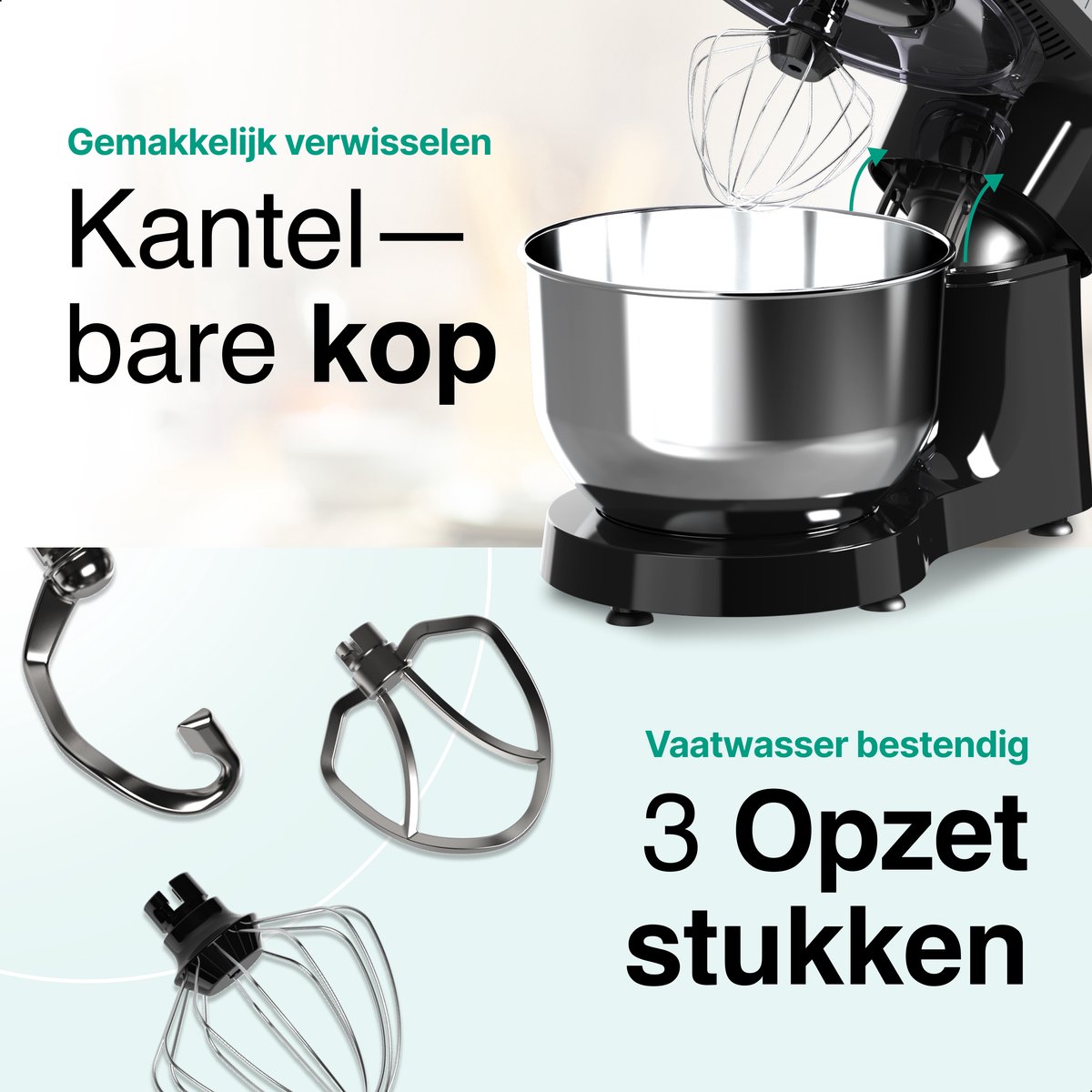 Keukenmachine 2000W review: foodprocessor, krachtig kneden