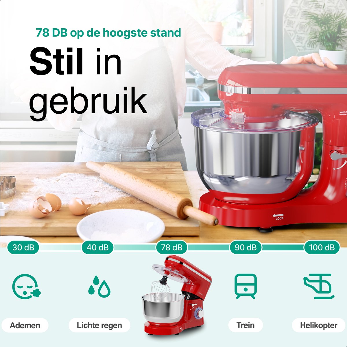Keukenmachine 2000W review: snel deeg kneden, beste koop