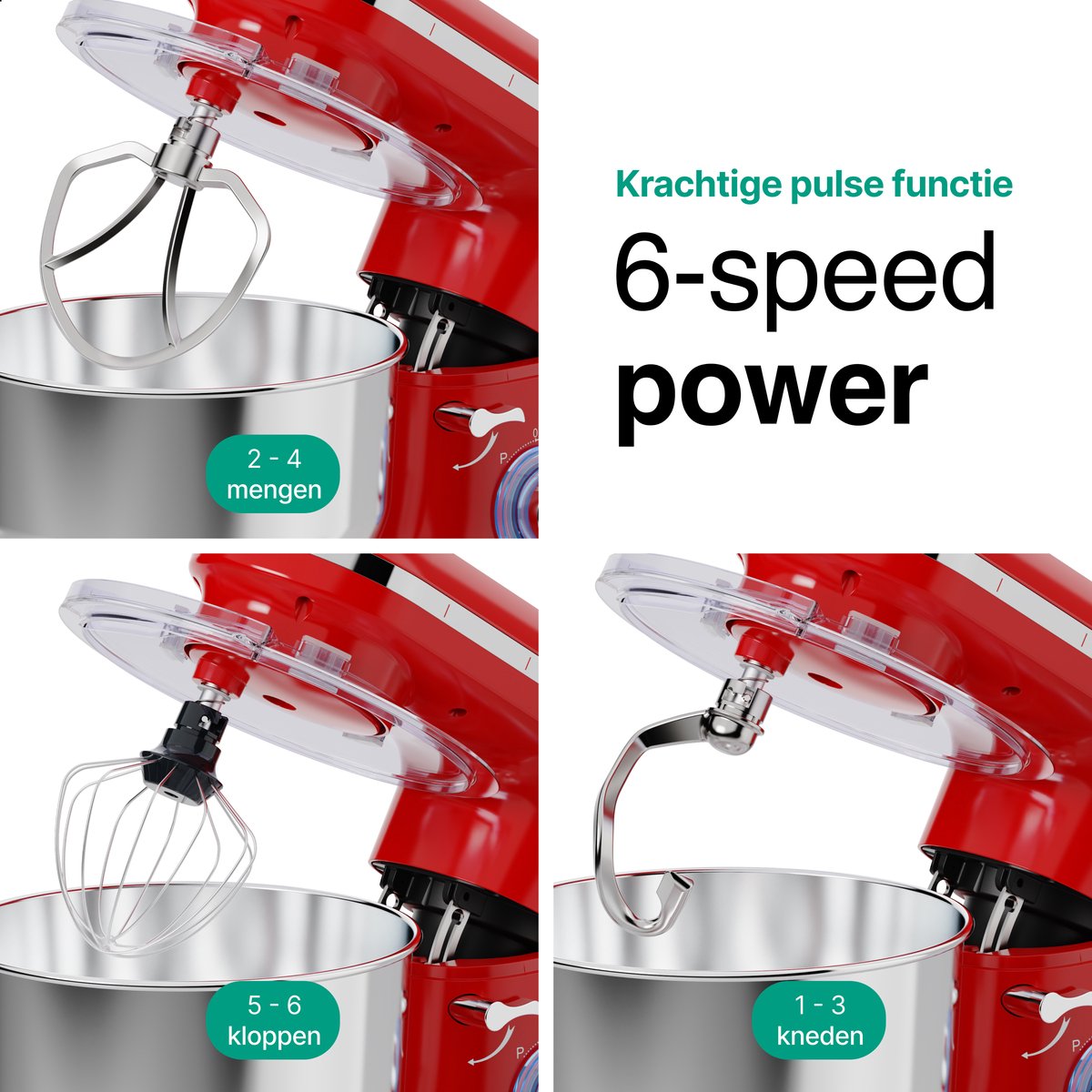 Keukenmachine 2000W review: snel deeg kneden, beste koop
