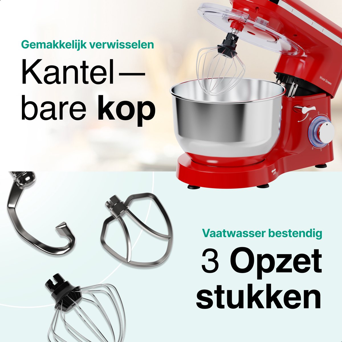 Keukenmachine 2000W review: snel deeg kneden, beste koop