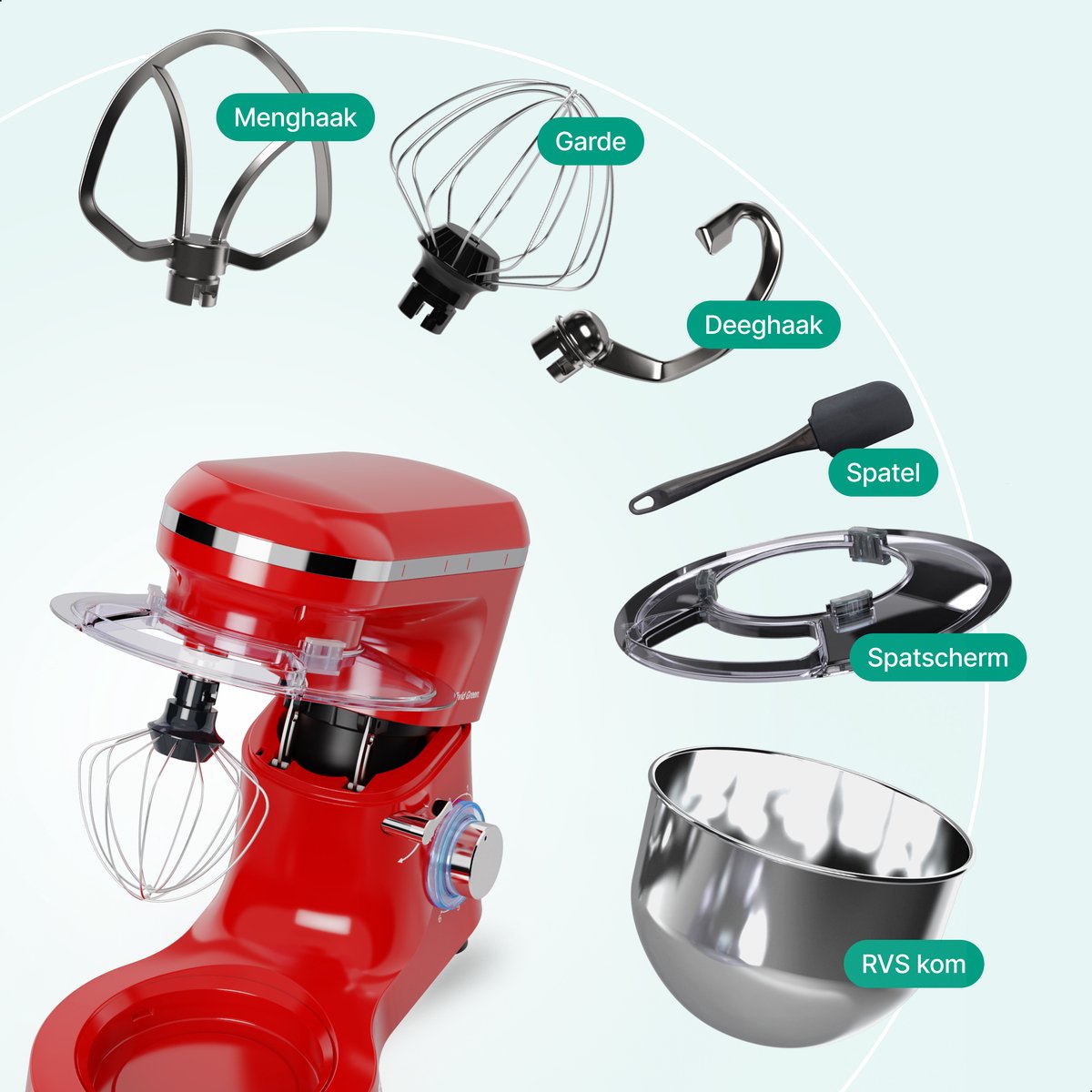 Keukenmachine 2000W review: snel deeg kneden, beste koop