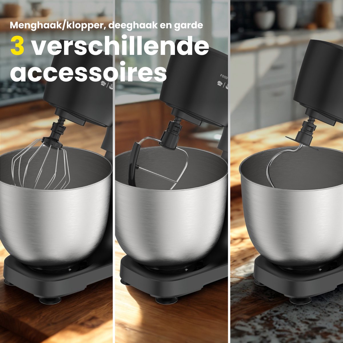 Keukenmachine Plus review: deeg kneden, krachtige motor