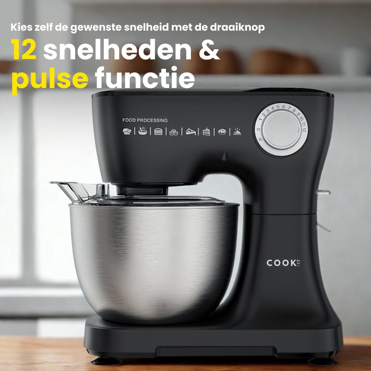 Keukenmachine Plus review: deeg kneden, krachtige motor