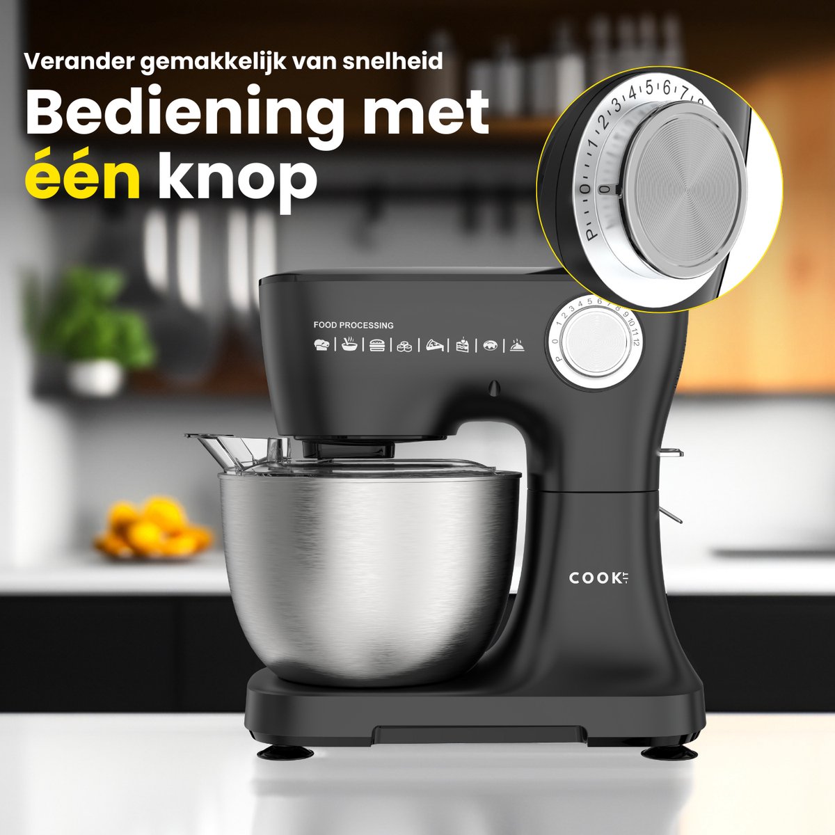 Keukenmachine Plus review: deeg kneden, krachtige motor