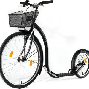 Kickbike step City G4 met mandje (zwart) review: ideale stadsstep