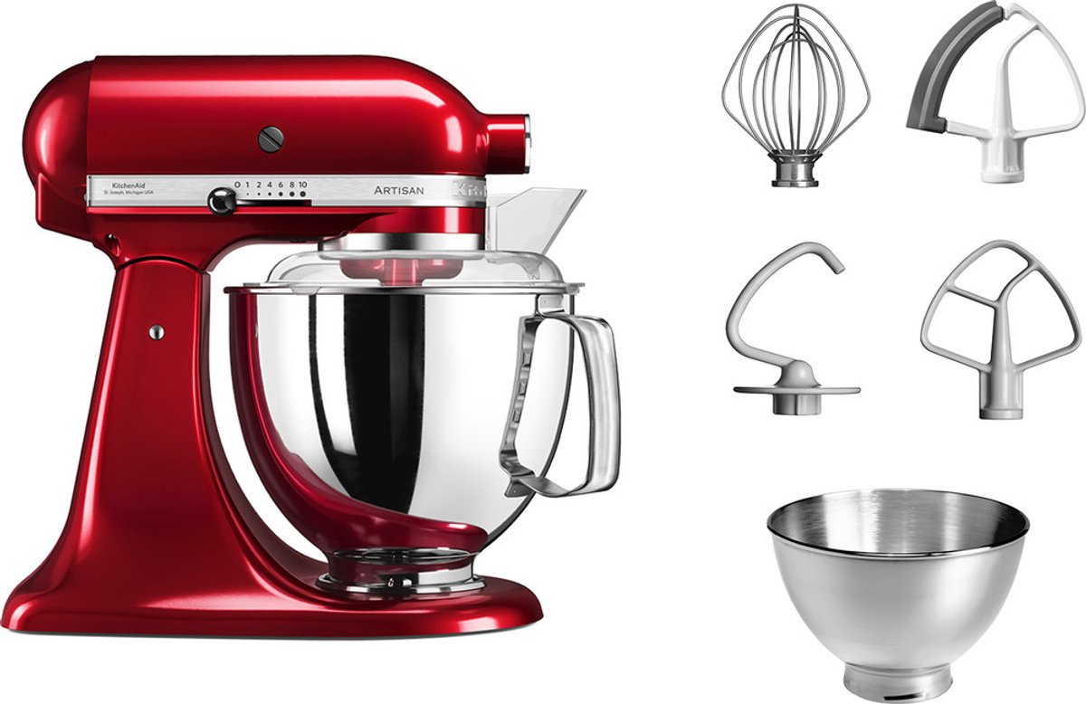KitchenAid keukenmachine - Artisan test: 2 kommen sneller bakken