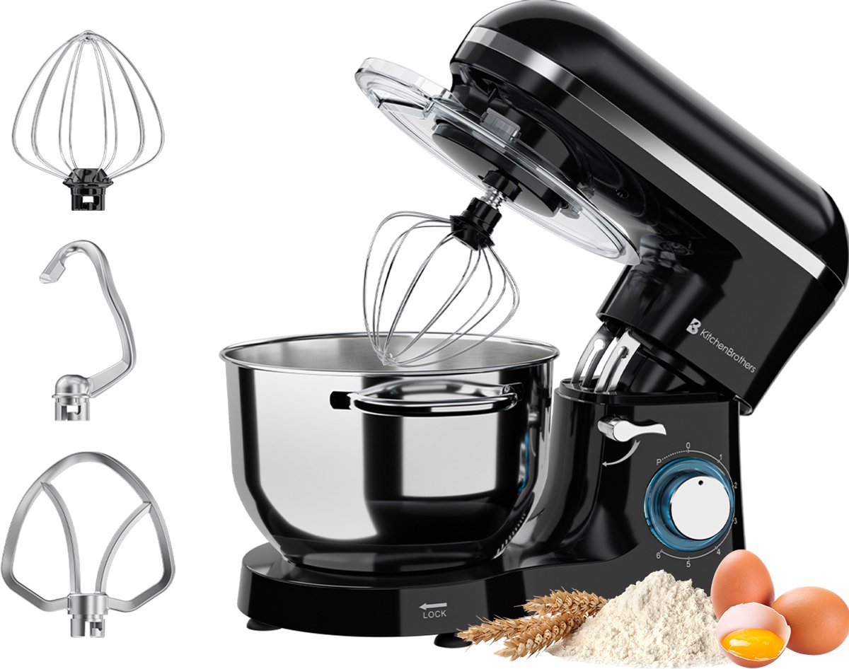 KitchenBrothers 2000W Keukenmachine review: krachtig deeg kneden