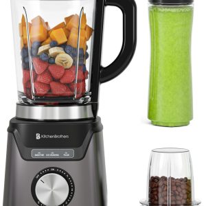 KitchenBrothers Blender Met Drinkfles test: smoothie maker