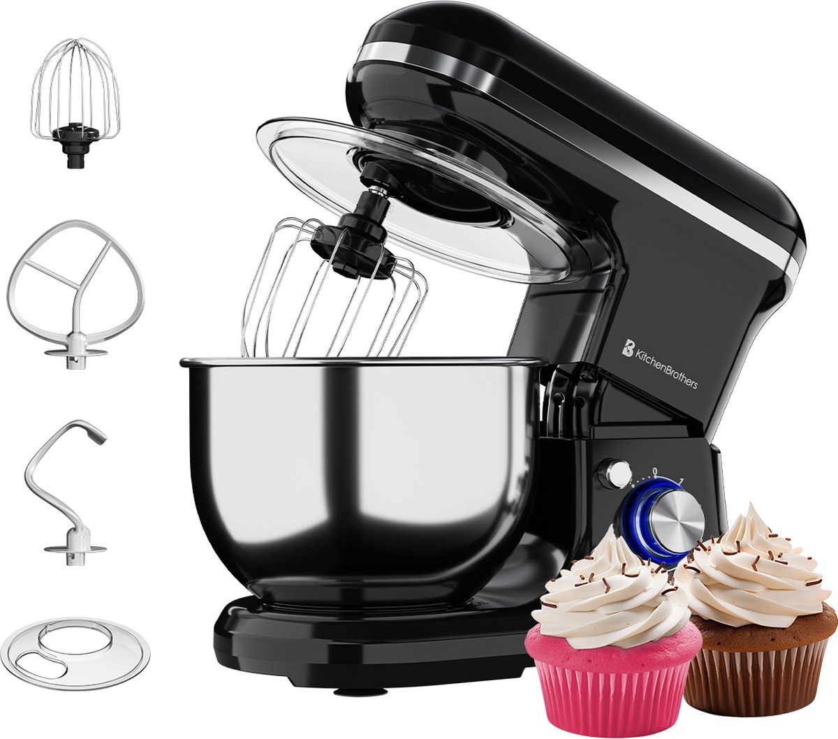 KitchenBrothers Keukenmachine review: deeg kneden, 5L