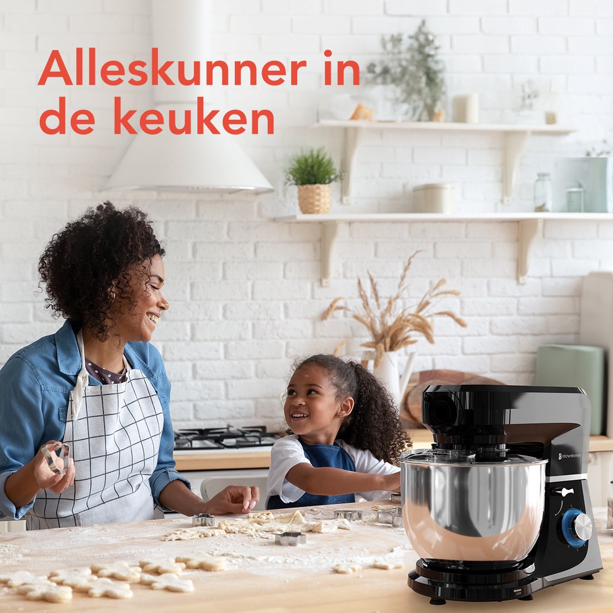 KitchenBrothers Keukenrobot review: 1500W keukenmachine voor deeg