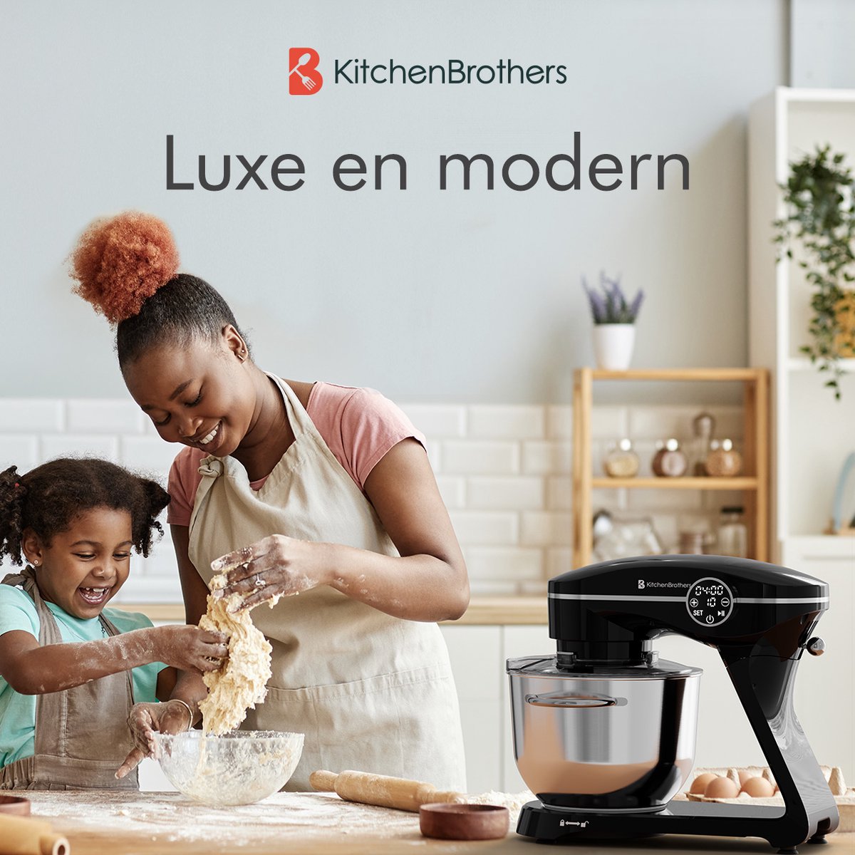 KitchenBrothers Keukenrobot review: 1800W standmixer voor deeg