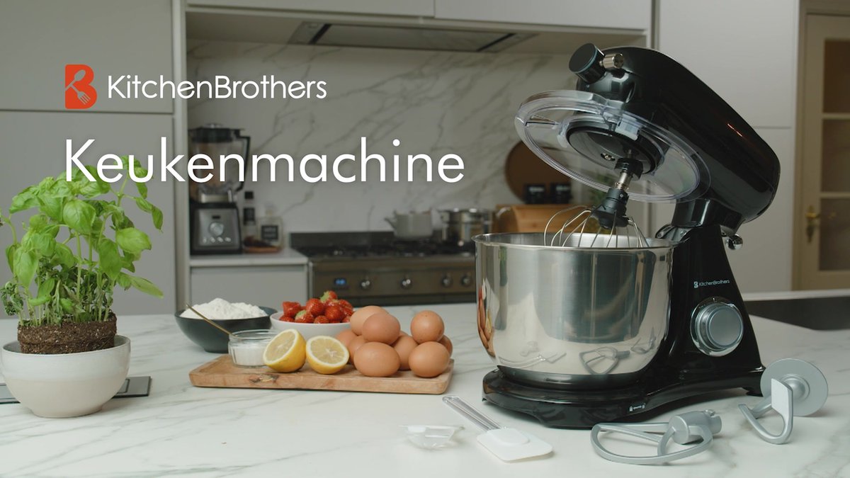 KitchenBrothers Keukenrobot review: 6,2L keukenmachine voor deeg