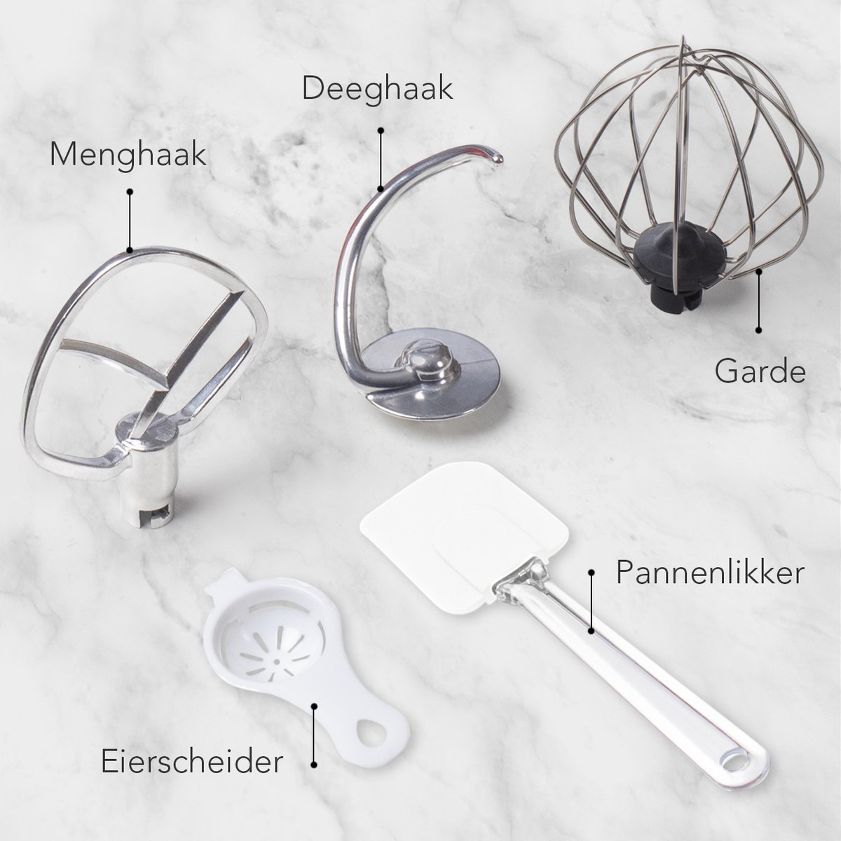 KitchenBrothers Keukenrobot review: 6,2L keukenmachine voor deeg